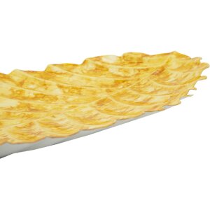 Mauro Ferretti Decoratieschaal Tropfen 57x27x5 cm geel