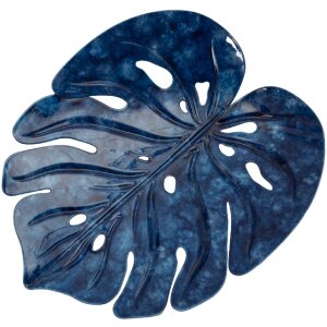 Mauro Ferretti Decoratieschaal Druppel 27x23x5 cm blauw