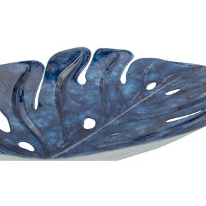 Mauro Ferretti Decoratieschaal Druppel 27x23x5 cm blauw
