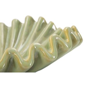 Mauro Ferretti Decoratieschaal Venetië Ø 40x13 cm groen