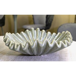 Mauro Ferretti Decoratieschaal Venetië Ø 40x13 cm groen