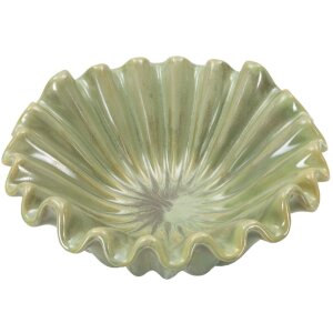 Mauro Ferretti Decoratieschaal Venetië Ø 33x14,5 cm groen