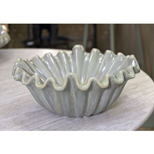 Mauro Ferretti Decoratieschaal Venetië Ø 33x14,5 cm groen