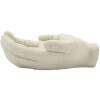 Mauro Ferretti Decoratieschaal Hands Stons 22,7x20x7,3 cm crème