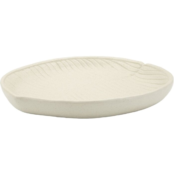 Mauro Ferretti Decoratieschaal Stons 33x29x4 cm creme