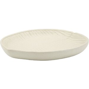 Mauro Ferretti Decoratieschaal Stons 33x29x4 cm creme
