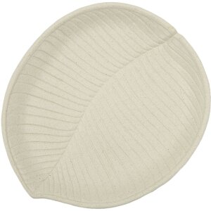 Mauro Ferretti Decoratieschaal Stons 33x29x4 cm creme