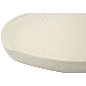 Mauro Ferretti Decoratieschaal Stons 33x29x4 cm creme