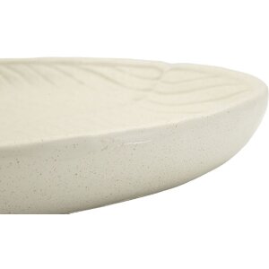 Mauro Ferretti Decoratieschaal Stons 33x29x4 cm creme