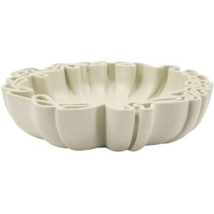 Mauro Ferretti Decoratieschaal Stons 40,5x38,5x9,5 cm creme