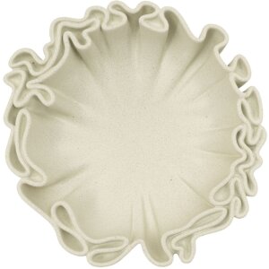 Mauro Ferretti Decoratieschaal Stons 40,5x38,5x9,5 cm creme