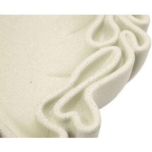 Mauro Ferretti Decoratieschaal Stons 40,5x38,5x9,5 cm creme