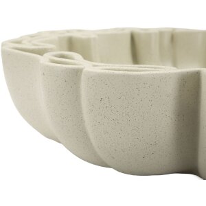Mauro Ferretti Decoratieschaal Stons 40,5x38,5x9,5 cm creme