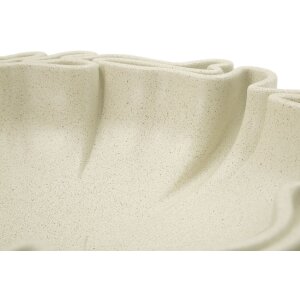 Mauro Ferretti Decoratieschaal Stons 40,5x38,5x9,5 cm creme