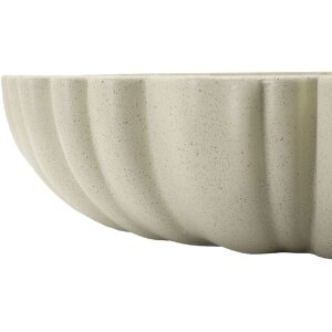 Mauro Ferretti Decoratieschaal Stons 40,5x38,5x9,5 cm creme