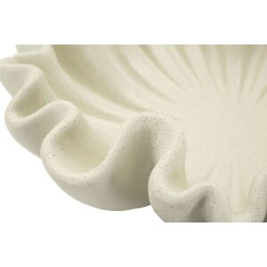Mauro Ferretti Decoratieschaal Stons Ø 31x9 cm creme