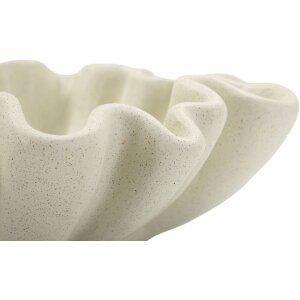 Mauro Ferretti Decoratieschaal Stons Ø 31x9 cm creme