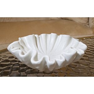 Mauro Ferretti Decoratieschaal Stons Ø 31x9 cm creme
