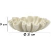 Mauro Ferretti Decoratieschaal Stons Ø 31x9 cm creme