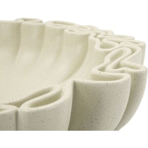 Mauro Ferretti Decoratieschaal Stons 30,5x29x7,5 cm creme
