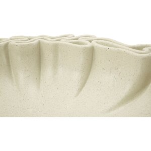 Mauro Ferretti Decoratieschaal Stons 30,5x29x7,5 cm creme
