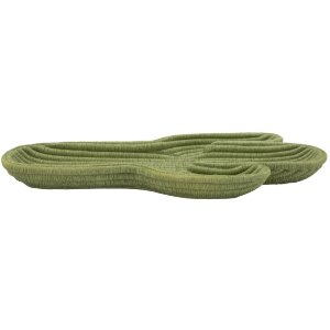 Mauro Ferretti Decoratieschaal Kaktus 34x20x3 cm groen