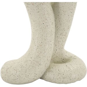 Mauro Ferretti Kandelaar Stons 10x6,5x17,5 cm creme