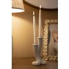 Mauro Ferretti Kandelaar Stons 10x6,5x17,5 cm creme