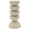 Mauro Ferretti Kandelaar Dune Pix 10x21 cm creme
