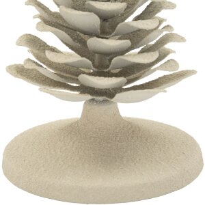 Mauro Ferretti Kandelaar Pigna Düne 9,5x11,5 cm creme