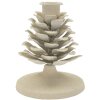 Mauro Ferretti Kandelaar Pigna Düne 9,5x11,5 cm creme