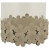 Mauro Ferretti Kandelaar Düne met Glas 14x21 cm creme