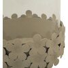 Mauro Ferretti Kandelaar Düne met Glas 14x21 cm creme