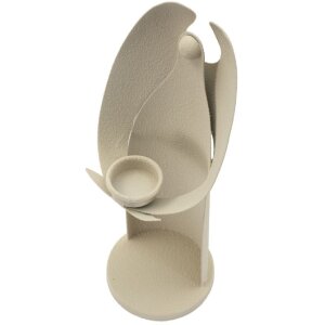 Mauro Ferretti Kandelaar Dune Engel 12,5x10x30 cm creme