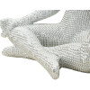 Donnina Yoga Silver Decoratieve figuur Polyresin Wit Zilver 20,5x15,5x23 cm