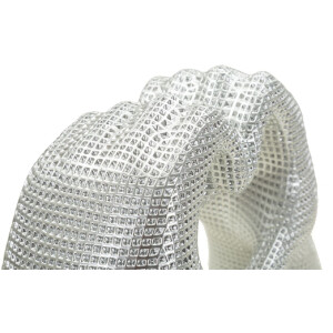 Lover Silver sculptuur polyresin zilver 25x7.5x13.5 cm handen hartvorm decor