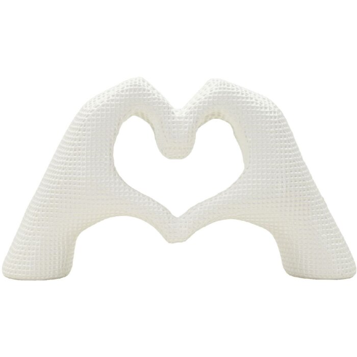 Mauro Ferretti Beeld Liefdeshanden Wit 25x7.5x13.5cm Polyresin Wit