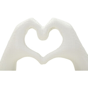 Mauro Ferretti Beeld Liefdeshanden Wit 25x7.5x13.5cm Polyresin Wit