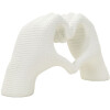 Mauro Ferretti Beeld Liefdeshanden Wit 25x7.5x13.5cm Polyresin Wit