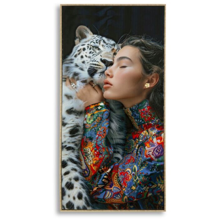 Mauro Ferretti Wandschilderij Moira met lijst 52x4x102 cm
