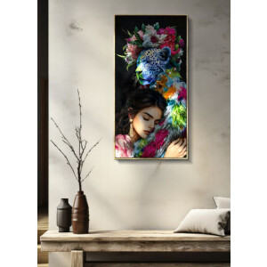 Mauro Ferretti Wanddecoratie Moira met lijst 52x4x102 cm