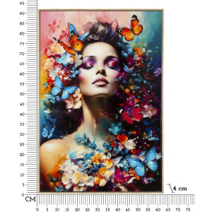 Mauro Ferretti Wandbild Marty met lijst 62x4x92 cm