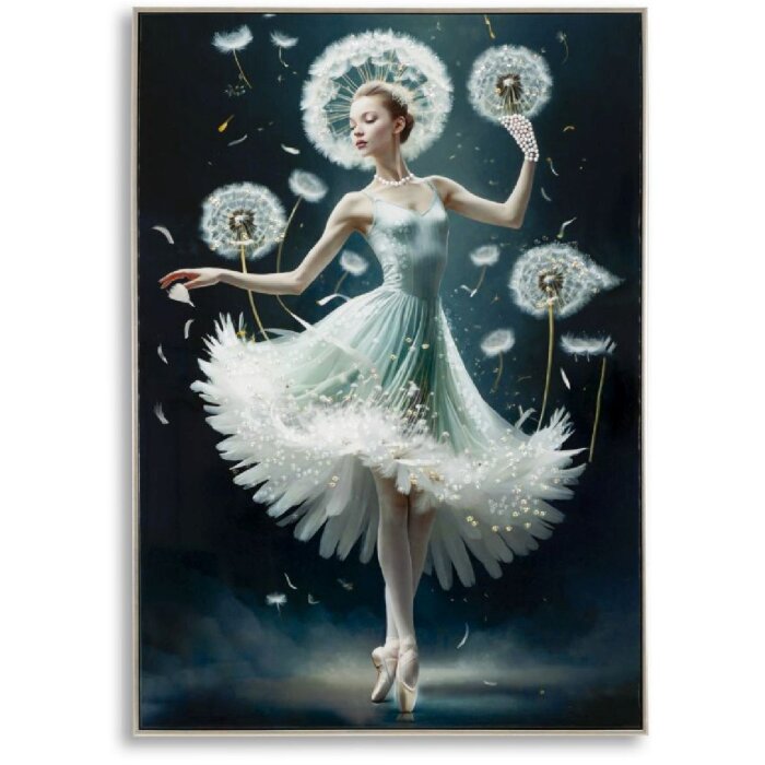 Mauro Ferretti Wandafbeelding Dans met lijst 72x4x102 cm