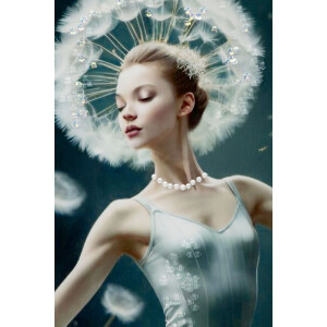 Mauro Ferretti Wandafbeelding Dans met lijst 72x4x102 cm