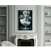 Mauro Ferretti Wandafbeelding Dans met lijst 72x4x102 cm