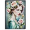 Mauro Ferretti Muurdoek Fantasie met lijst 72x4x102 cm