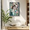 Mauro Ferretti Muurdoek Fantasie met lijst 72x4x102 cm
