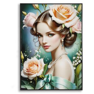 Mauro Ferretti Wandbeeld Fantasie met lijst 72x4x102 cm