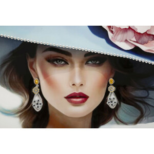 Mauro Ferretti Wandschild Pam met lijst 62x4x92 cm