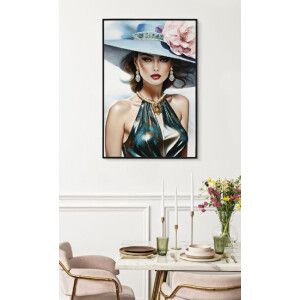 Mauro Ferretti Wandschild Pam met lijst 62x4x92 cm